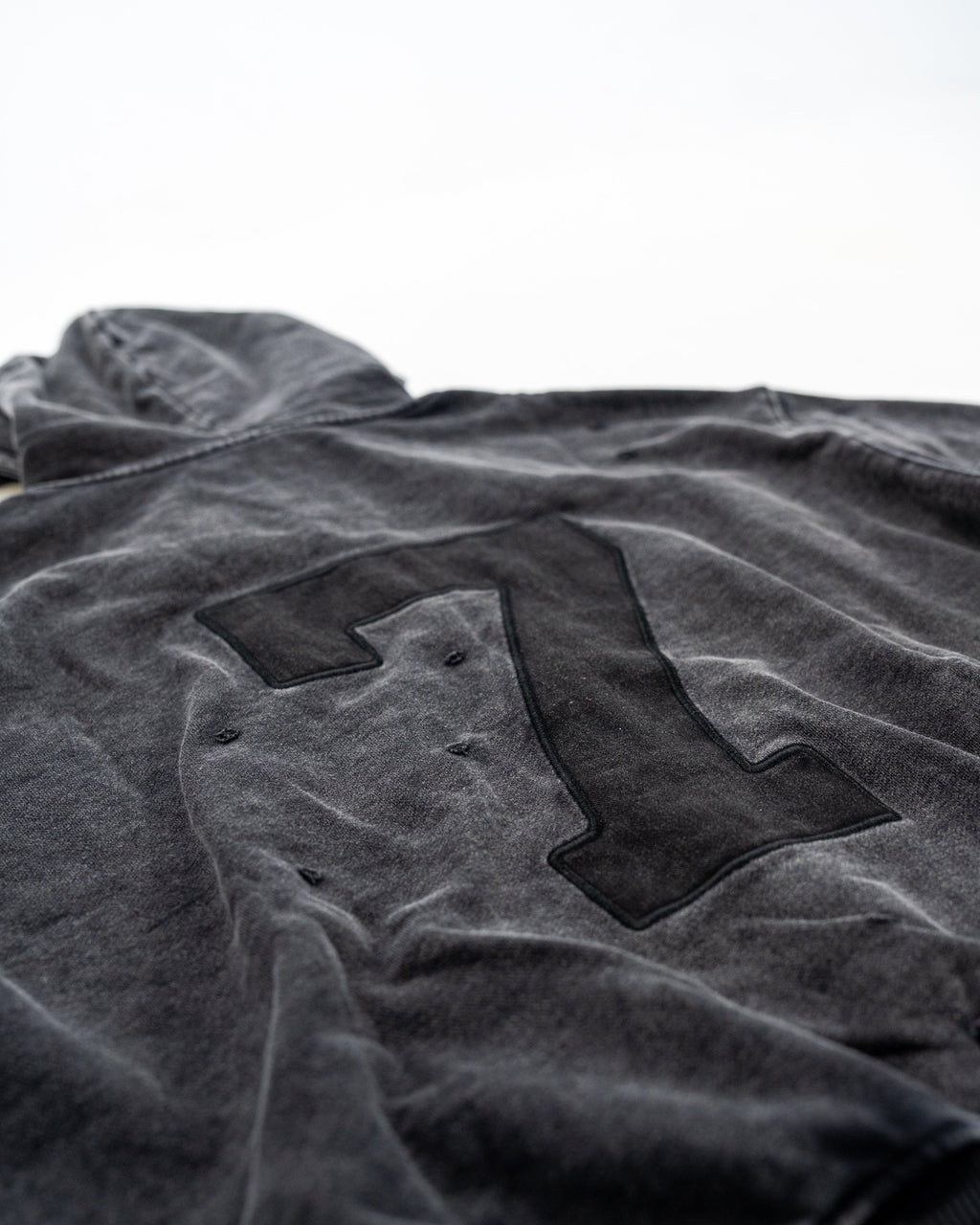 SAIN001 HEAVYWEIGHT ZIPUP (CHARCOAL)