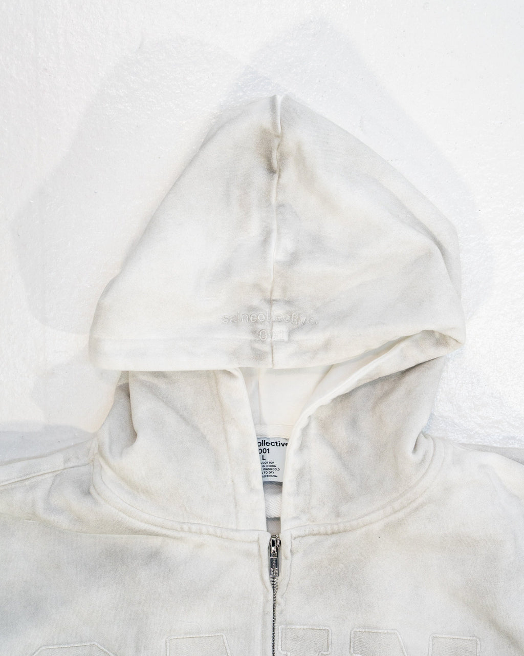 SAIN001 HEAVYWEIGHT ZIPUP (STONE)