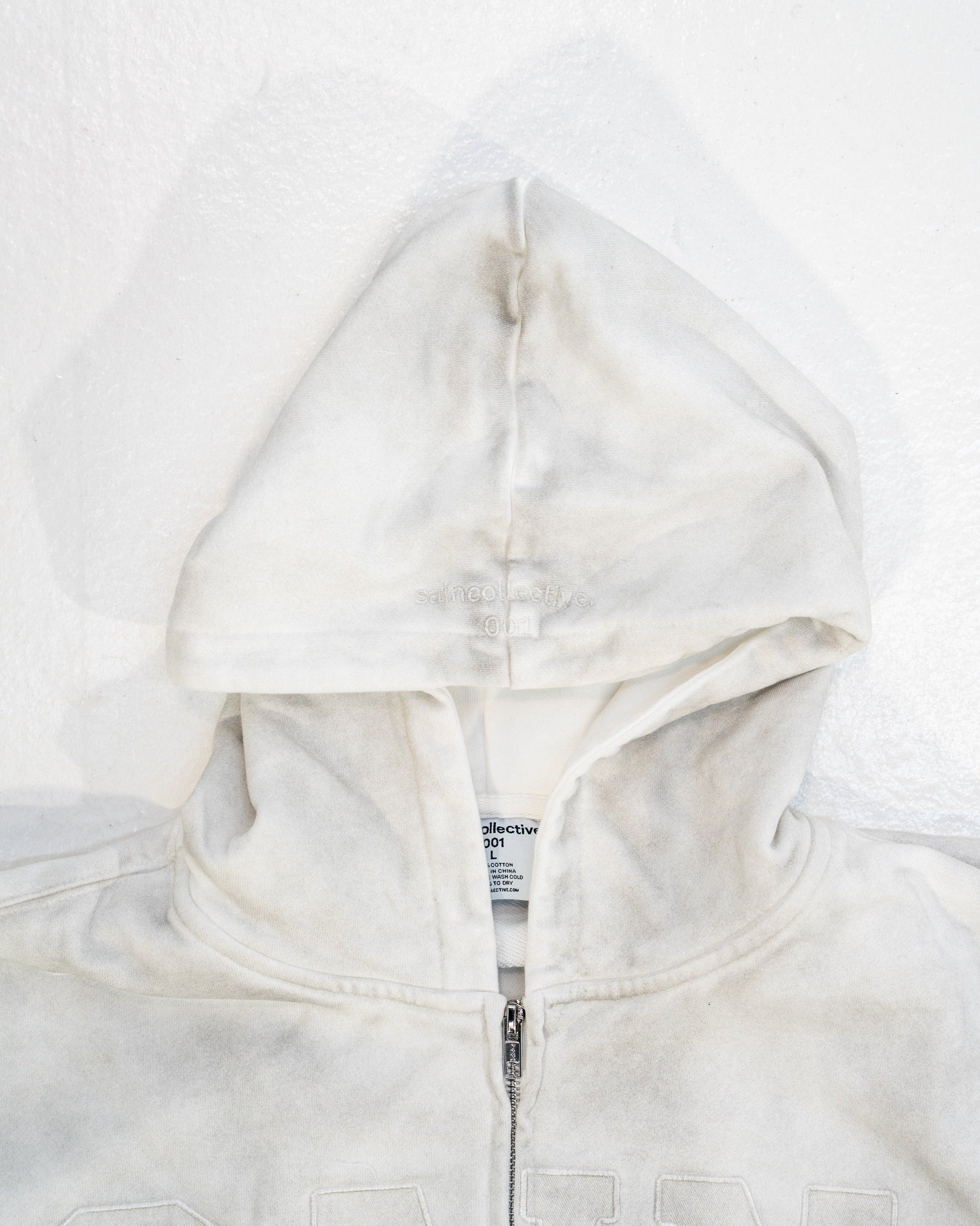 SAIN001 HEAVYWEIGHT ZIPUP (STONE)