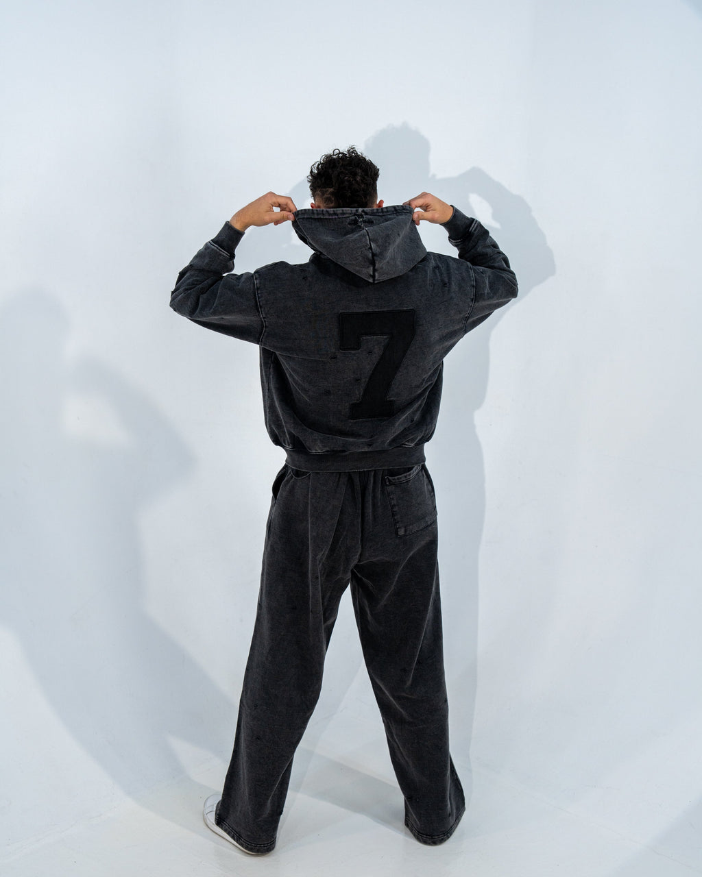 SAIN001 HEAVYWEIGHT ZIPUP (CHARCOAL)